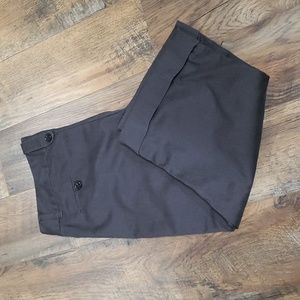 Women's Gray Capri Slacks, Size 14